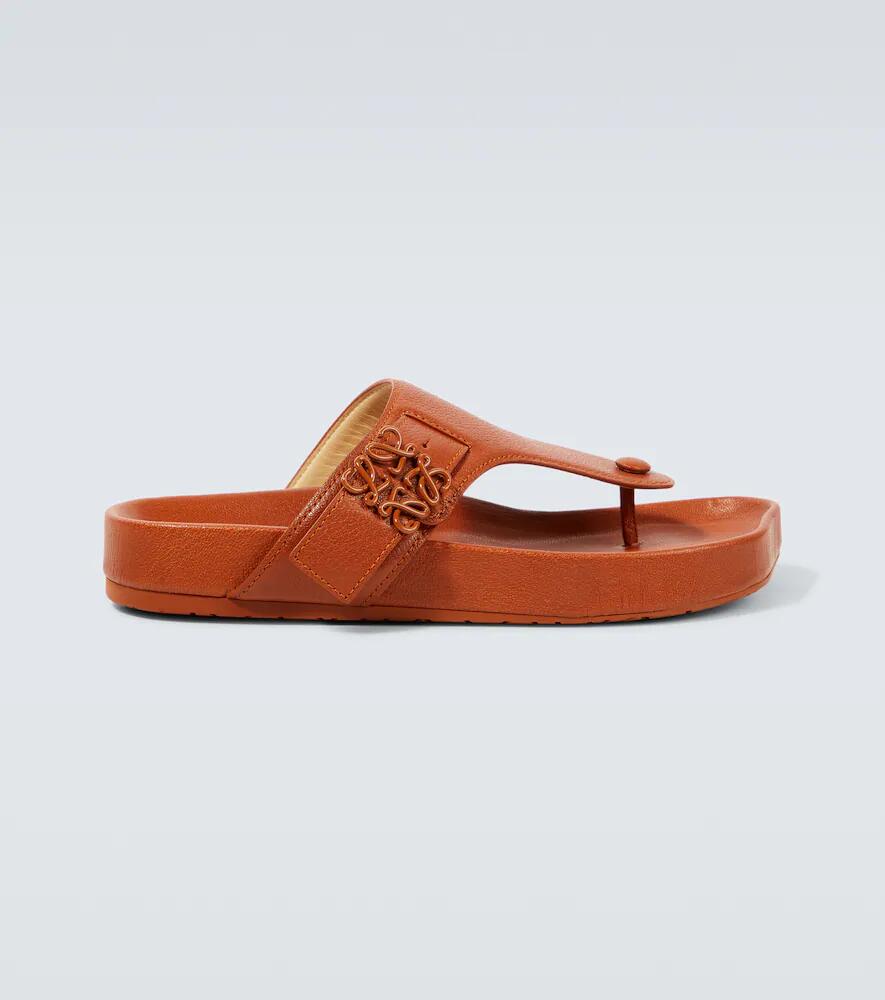 Loewe Ease Anagram leather thong sandals Cover