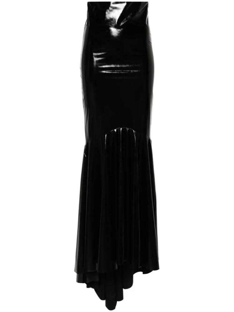 Atu Body Couture patent-finish maxi skirt - Black Cover