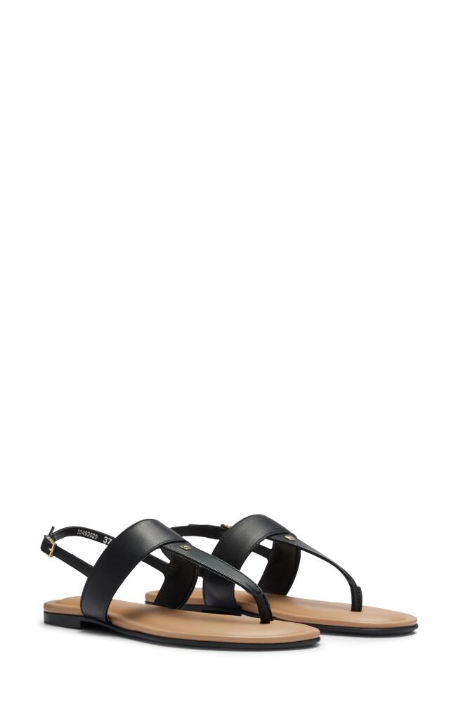 BOSS Jo Slingback Sandal in Black Cover