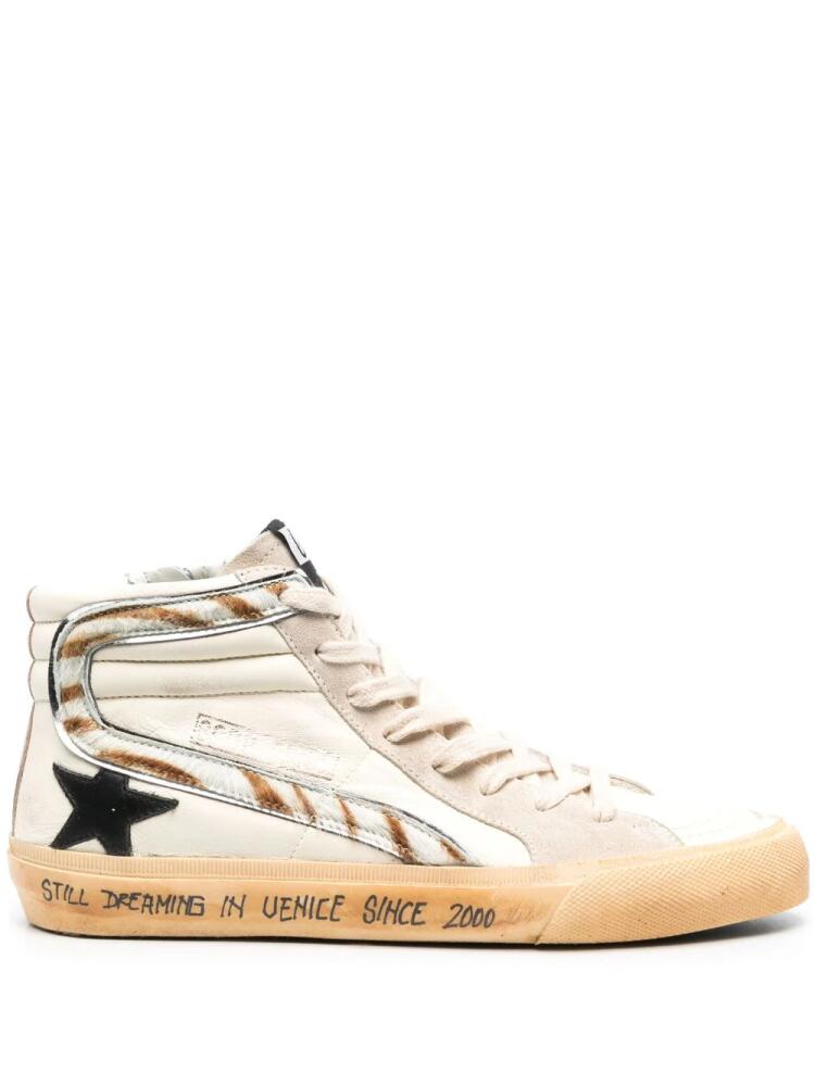 Golden Goose Slide high-top sneakers - Neutrals Cover