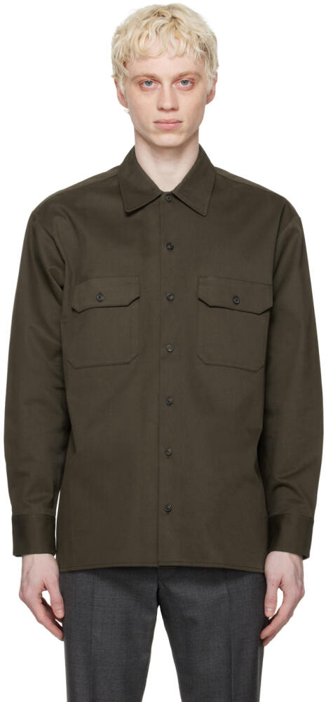 Ghiaia Cashmere Green Working Shirt Cover