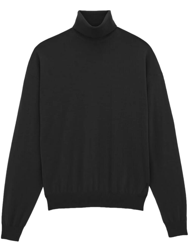 Saint Laurent high-neck wool jumper - Black Cover