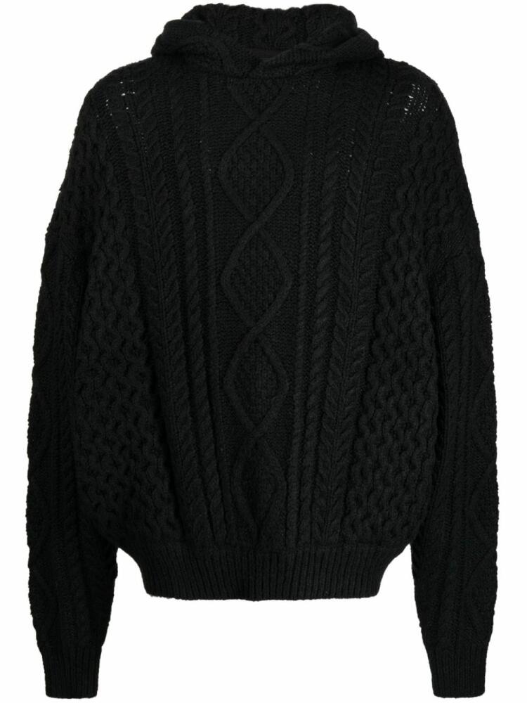 FEAR OF GOD ESSENTIALS logo-print mock-neck sweatshirt - Black Cover