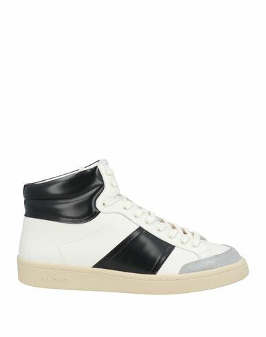 Sandro Man Sneakers Black Leather Cover