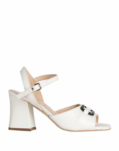 Formentini Woman Sandals Ivory Soft Leather Cover