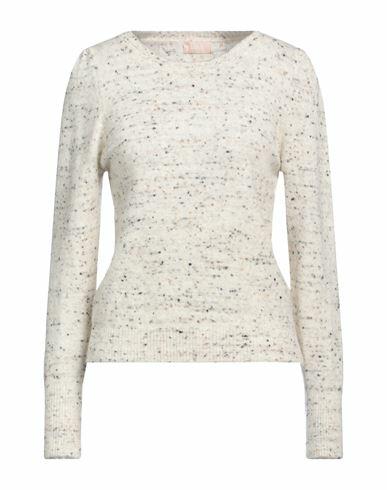 Liu •jo Woman Sweater Off white Wool, Acrylic, Polyamide, Viscose, Elastane Cover