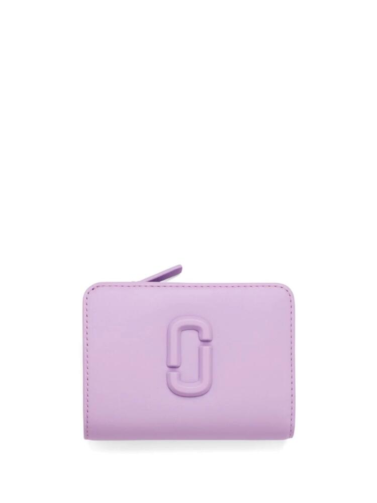 Marc Jacobs The Covered J Marc Mini compact wallet - Purple Cover