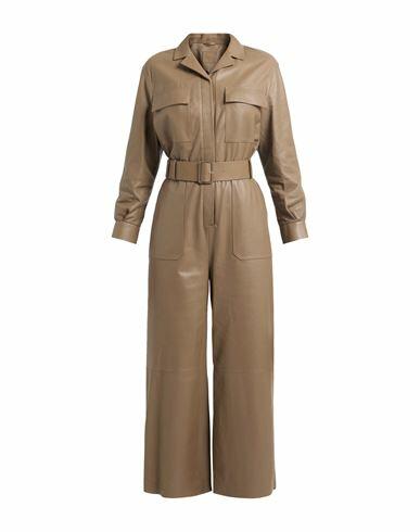 Desa 1972 Woman Jumpsuit Khaki Leather Cover