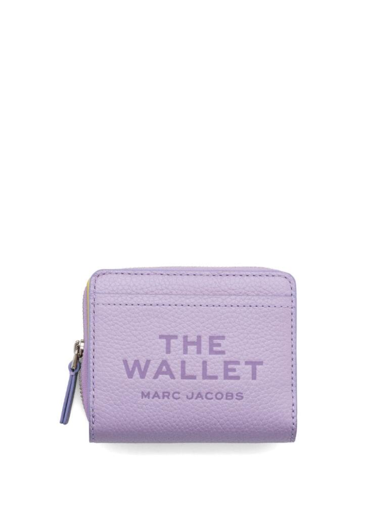 Marc Jacobs logo-debossed leather wallet - Purple Cover