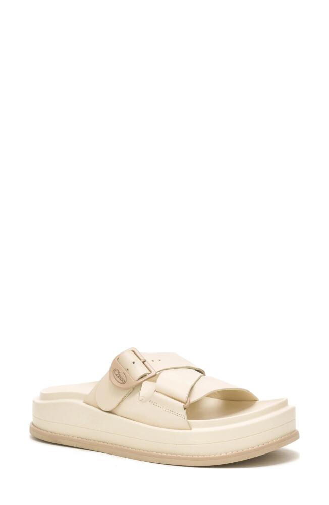 Chaco Townes Platform Crisscross Slide Sandal in Angora Cover