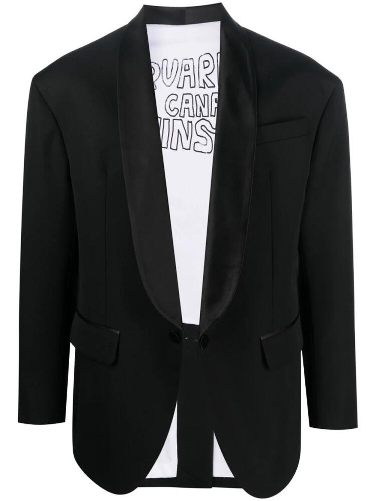 DSQUARED2 single-breasted tuxedo jacket - Black Cover