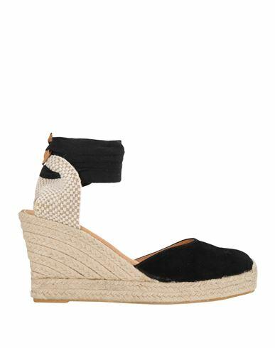 8 By Yoox Woman Espadrilles Black Calfskin Cover