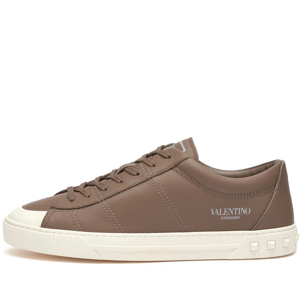 Valentino Men's City Sneakers in Brown Cover