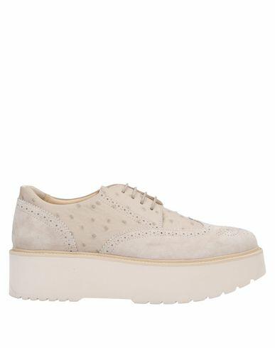 Hogan Woman Lace-up shoes Beige Soft Leather Cover