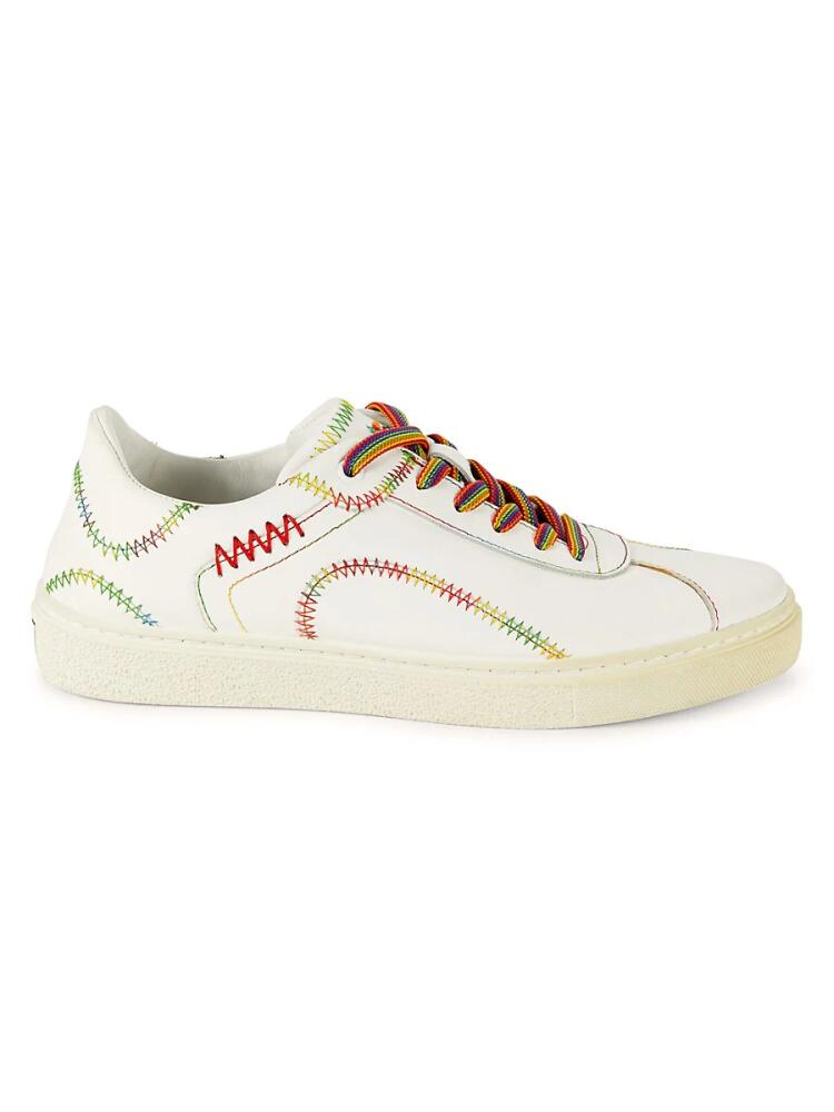 Etro Men's Leather Sneakers - White Cover