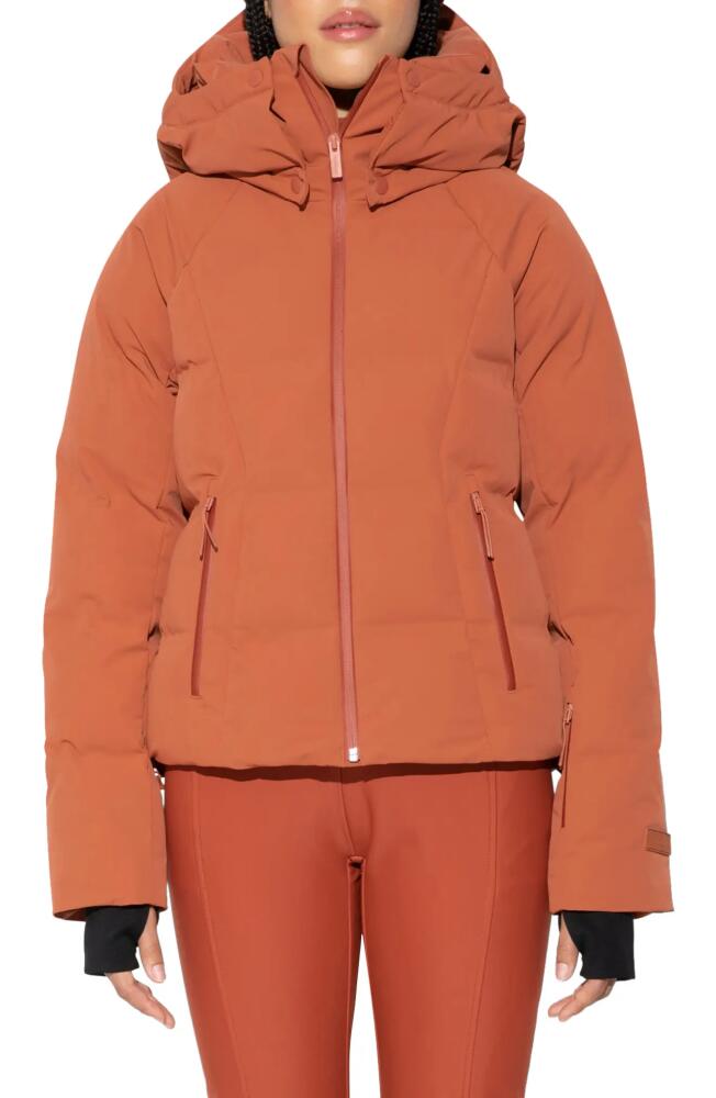 Halfdays Georgie Puffer Jacket in Rust Cover