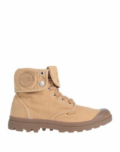 Palladium Man Ankle boots Sand Textile fibers Cover