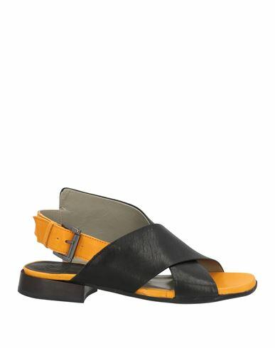 Ixos Woman Sandals Black Soft Leather Cover