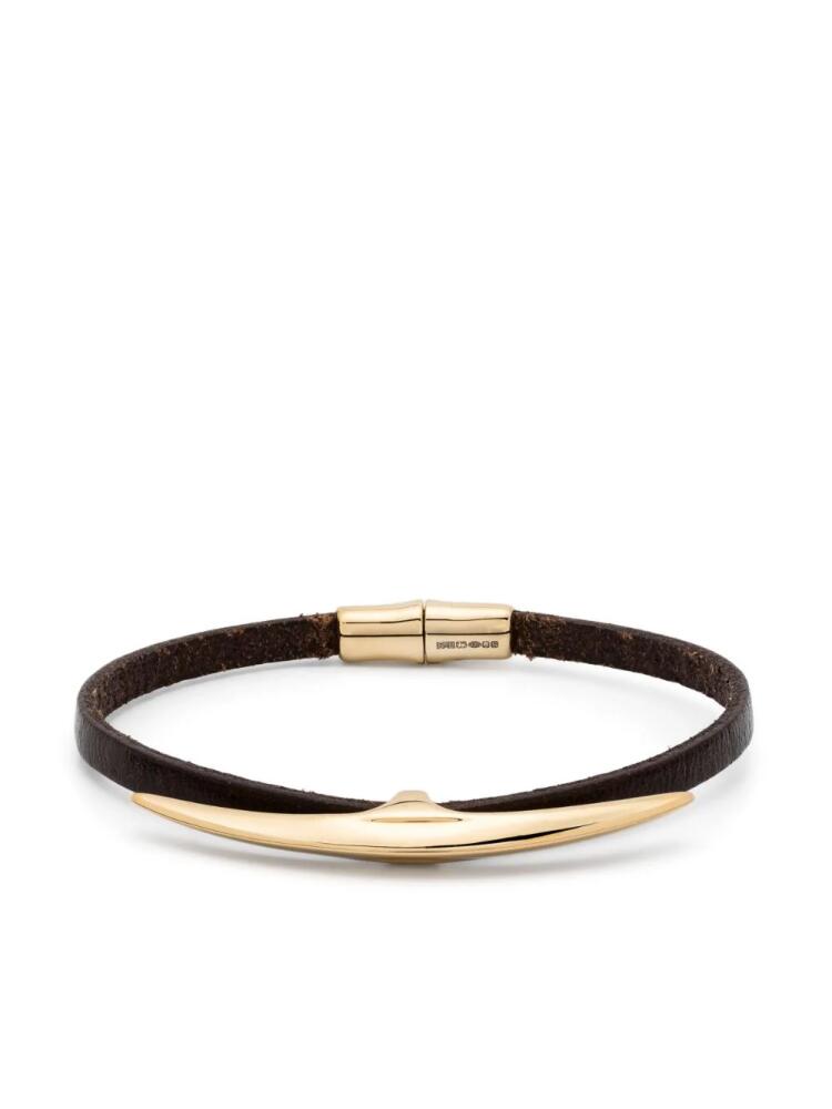 Shaun Leane gold vermeil and leather Arc bracelet Cover