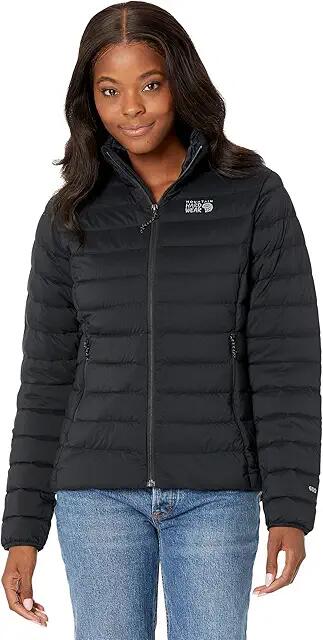 Mountain Hardwear Deloro Down Jacket (Black) Women's Clothing Cover