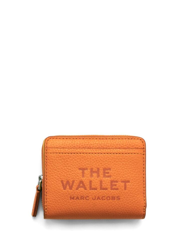 Marc Jacobs logo-debossed leather wallet - Orange Cover