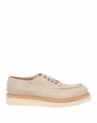 Eleventy Man Lace-up shoes Beige Leather Cover