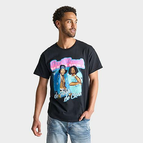 Supply And Demand Men's Outkast So Fresh Graphic T-Shirt in Black/Black Cover