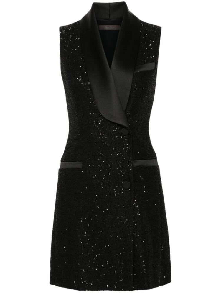 Max Mara sequinned mini dress - Black Cover