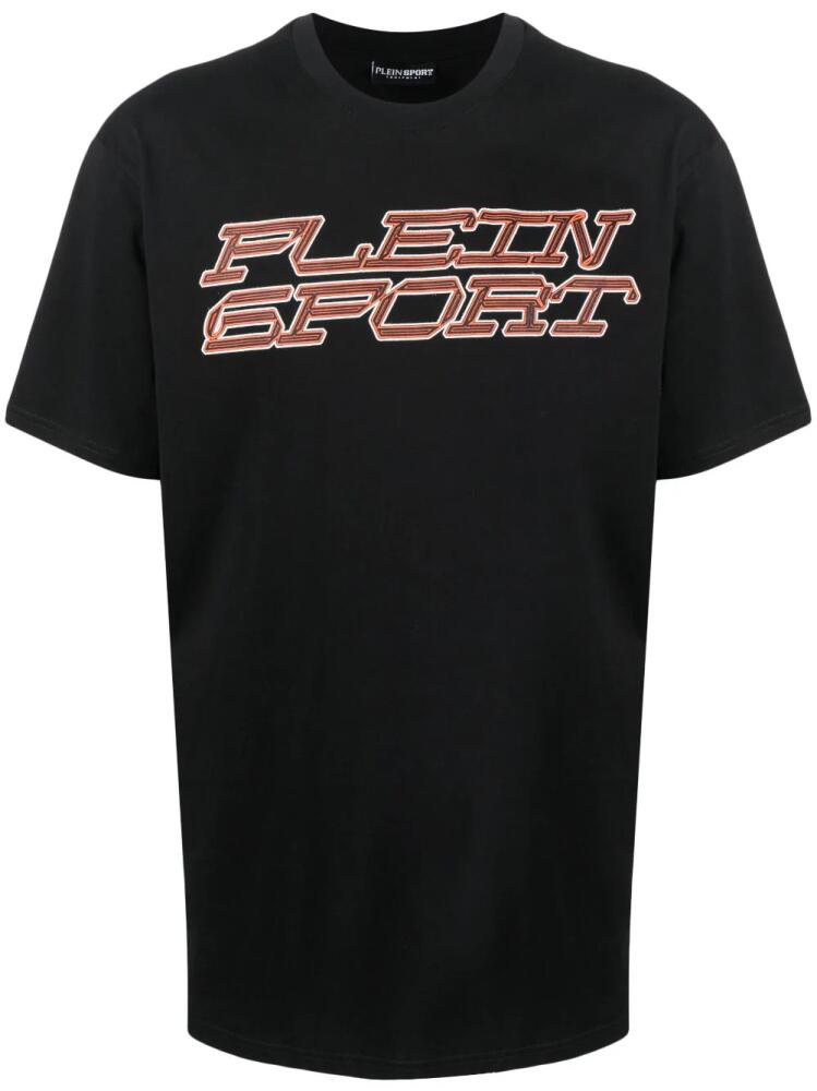 Plein Sport Tiger-print cotton T-shirt - Black Cover