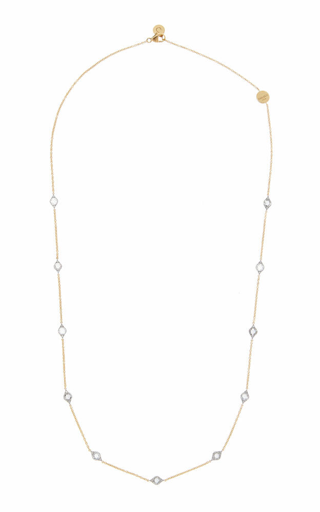 Harakh - Haveli 18K White and Yellow Gold Diamond Necklace - Gold - Gifts For Her Cover