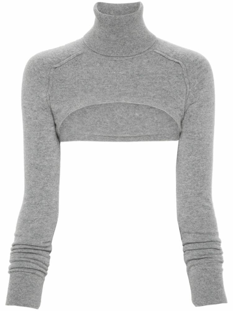 Ermanno Scervino cropped sweater - Grey Cover