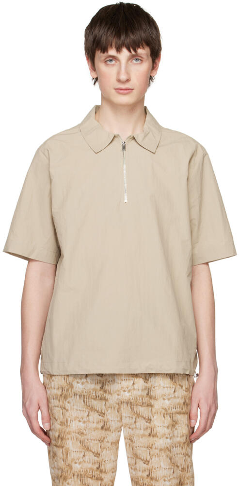 Nanushka Beige Marvin Polo Cover