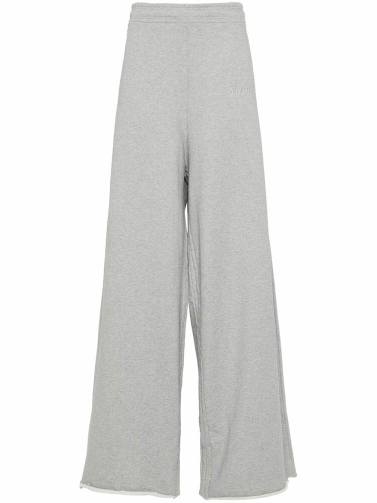 VETEMENTS wide-leg track pants - Grey Cover