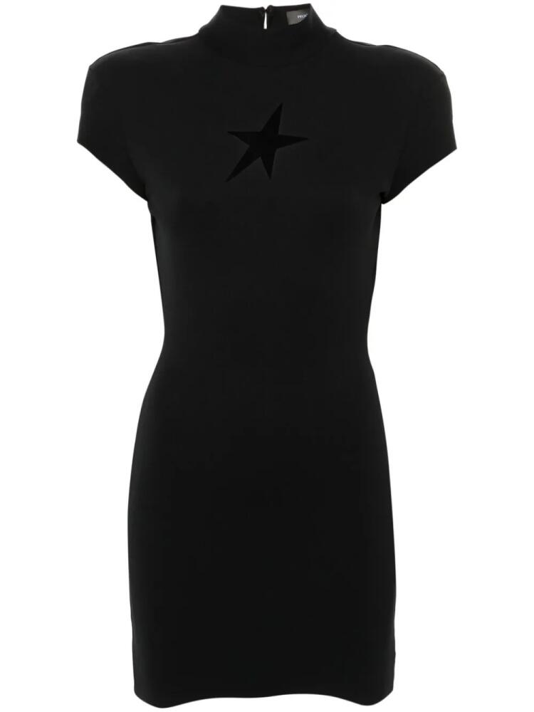 Mugler star mini dress - Black Cover