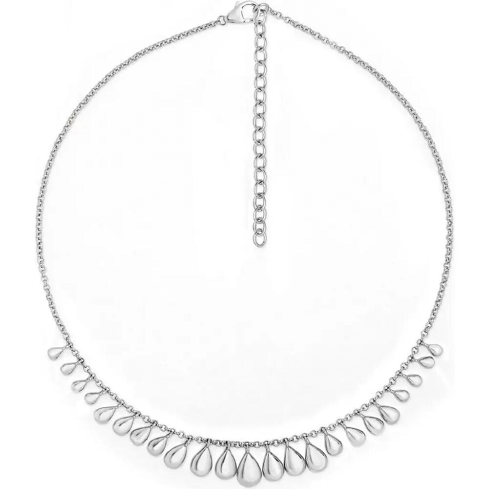 Lucy Quartermaine Multi Tear Necklace in Sterling Silver Cover