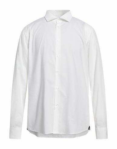 Baldinini Man Shirt White Size 17 ½ Cotton Cover