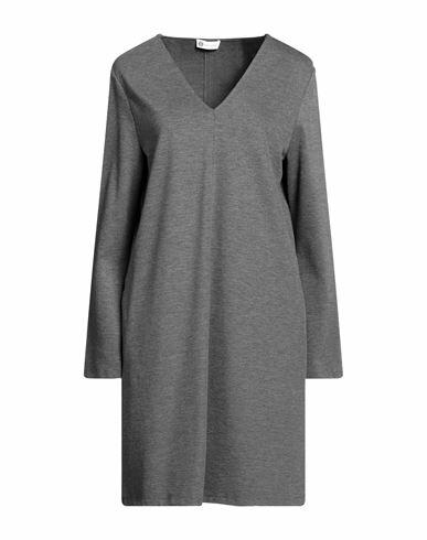 Diana Gallesi Woman Mini dress Grey Viscose, Polyamide, Elastane Cover