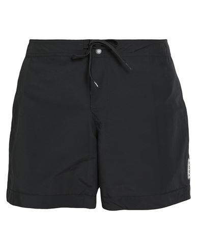 Vans Man Beach shorts and pants Black Cotton, Nylon Cover