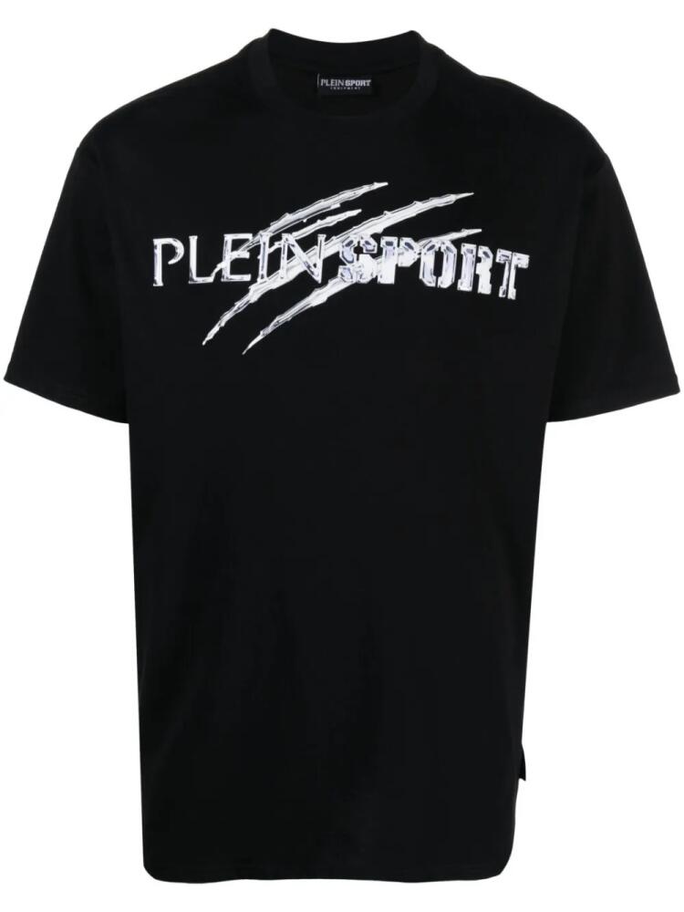 Plein Sport graphic-print cotton T-shirt - Black Cover