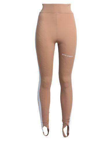 Palm Angels Woman Leggings Camel Polyamide, Elastane, Polyester Cover