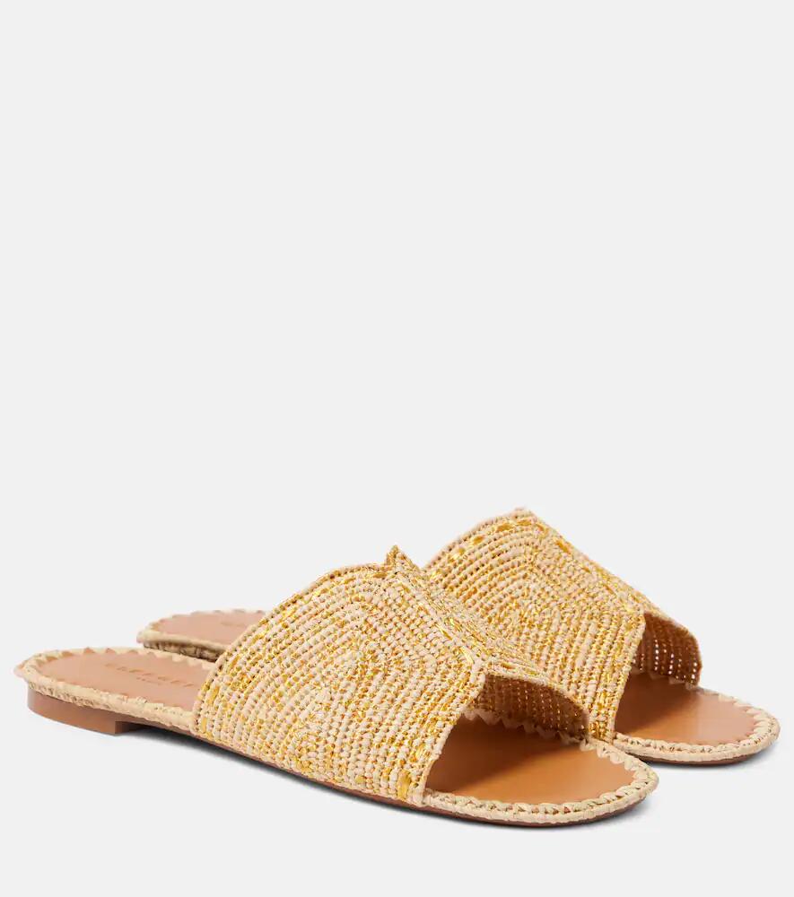 Clergerie Ineni raffia slides Cover