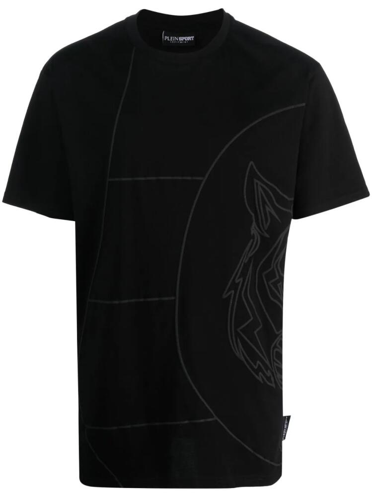 Plein Sport graphic-print cotton T-shirt - Black Cover