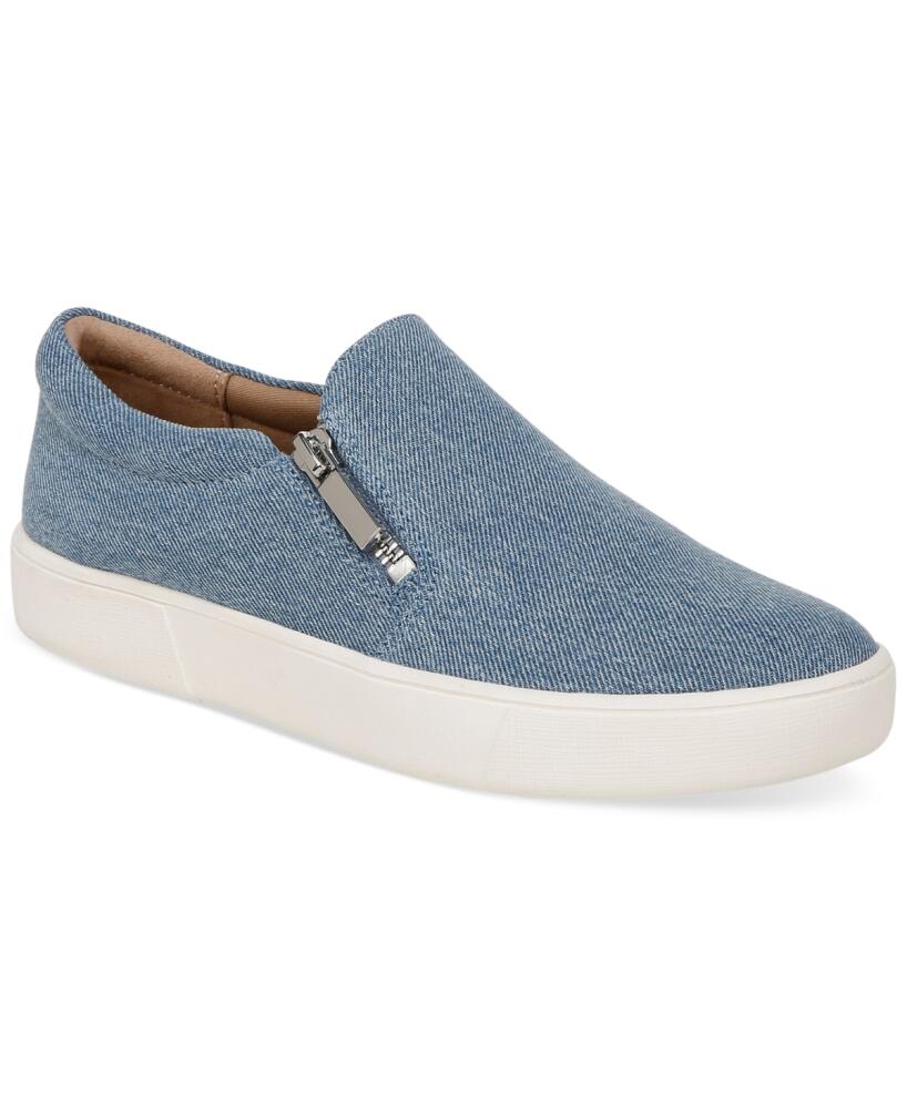 Style & Co Women's Moira Zip Sneakers, Created for Macy's - Denim Cover