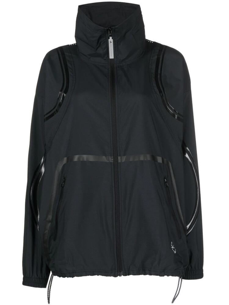 adidas by Stella McCartney mesh-panel lightweight jacket - Black Cover