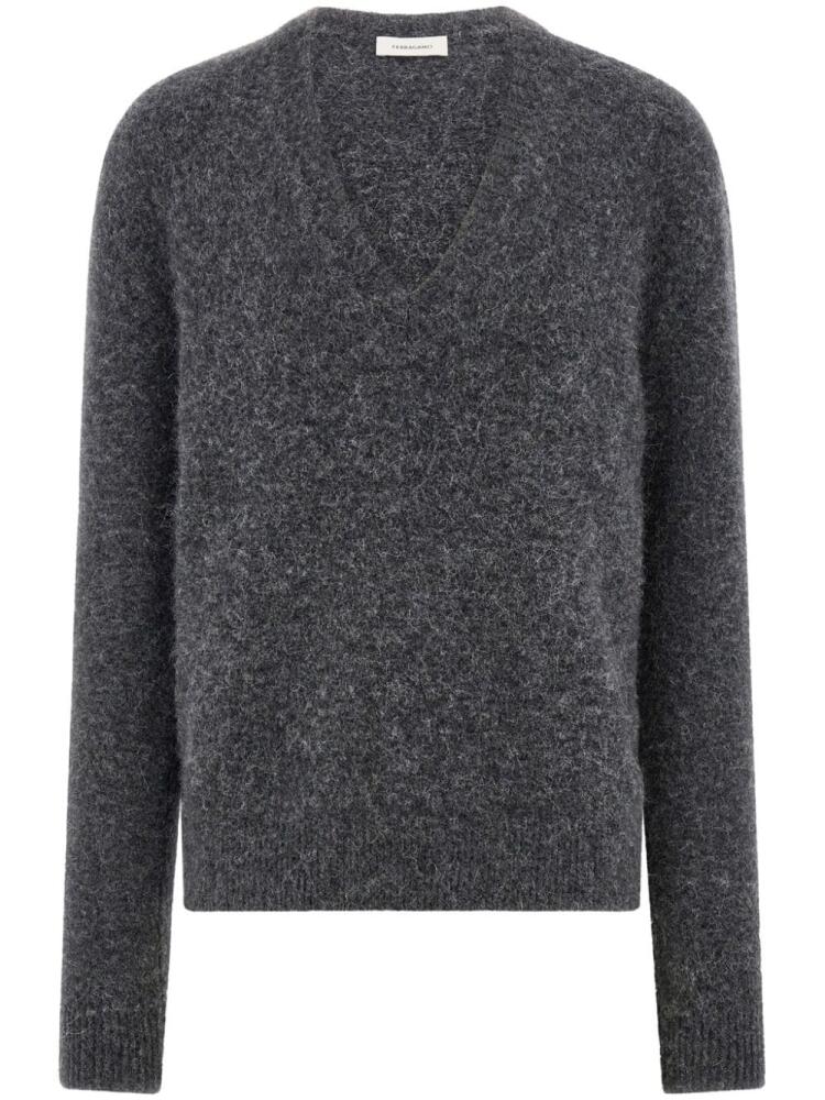 Ferragamo v-neck jumper - Grey Cover