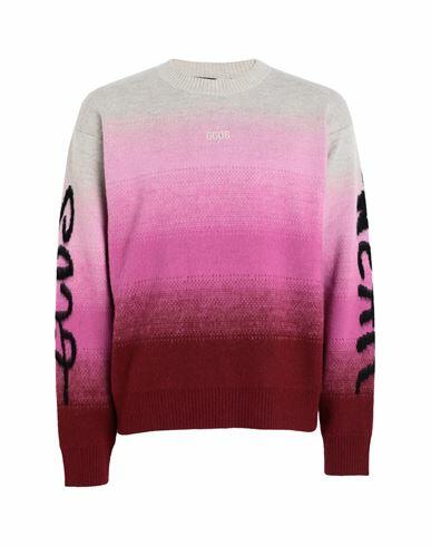 Gcds Man Sweater Mauve Virgin Wool, Acrylic Cover