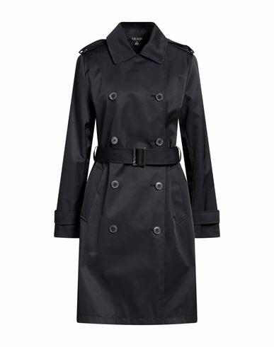 Lauren Ralph Lauren Water-repellent Belted Trench Coat Woman Overcoat & Trench Coat Midnight blue Cotton, Polyester Cover