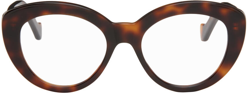 LOEWE Tortoiseshell Chunky Anagram Glasses Cover