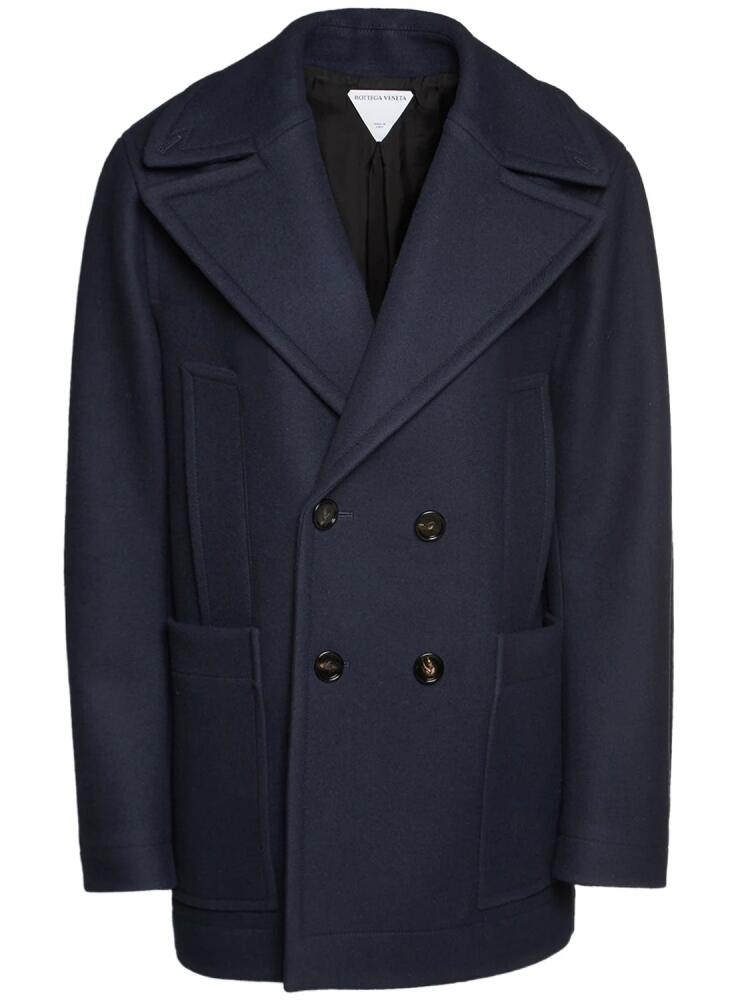 BOTTEGA VENETA Double Breast Wool Coat Cover