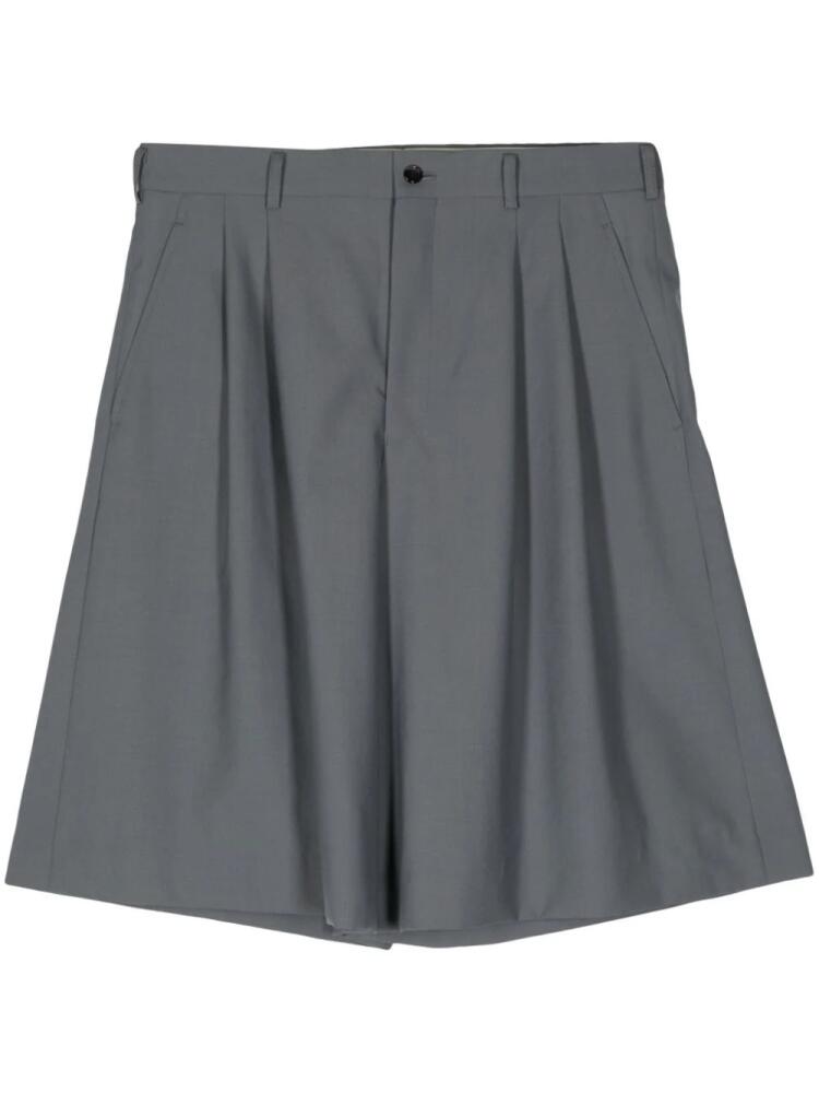 Comme Des Garçons pleated wool shorts - Grey Cover